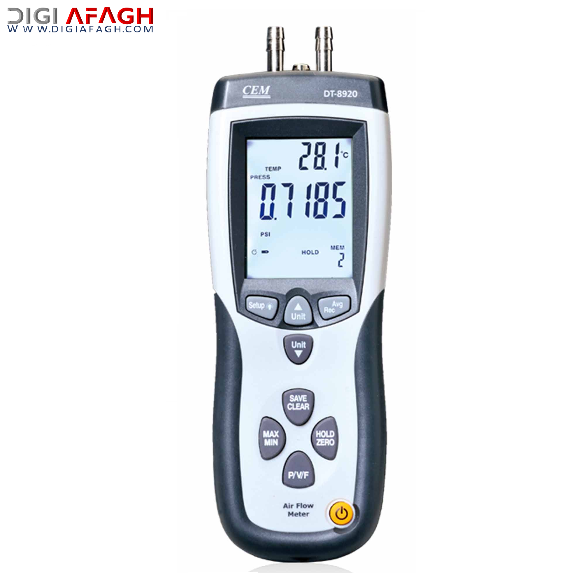 دستگاه فشارسنج و سرعت سنج باد مدل DT-8920