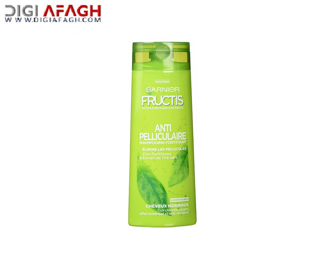 شامپو ضد شوره مدل چای سبز سری FRUCTIS حجم 250 میل مناسب موی معمولی محصول گارنیر