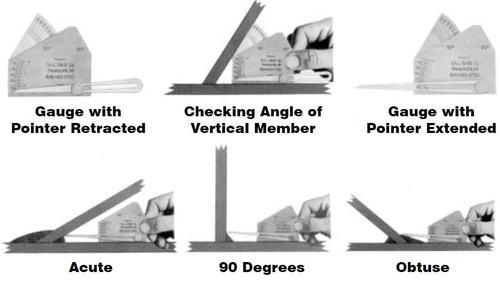 گیج بازرسی Skew-T Fillet Weld Gauge