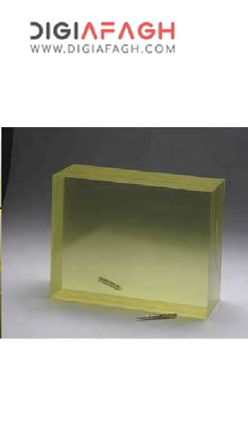 Radiation protective lead glass  8 MM