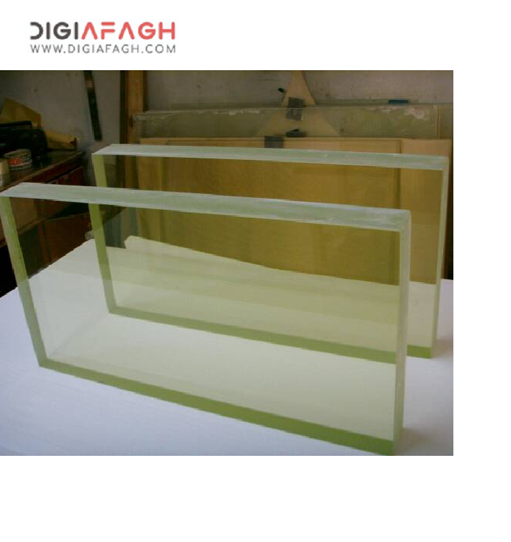 Radiation shilding Glass 60 *80 cm small glass sizes Min thickness 10mm