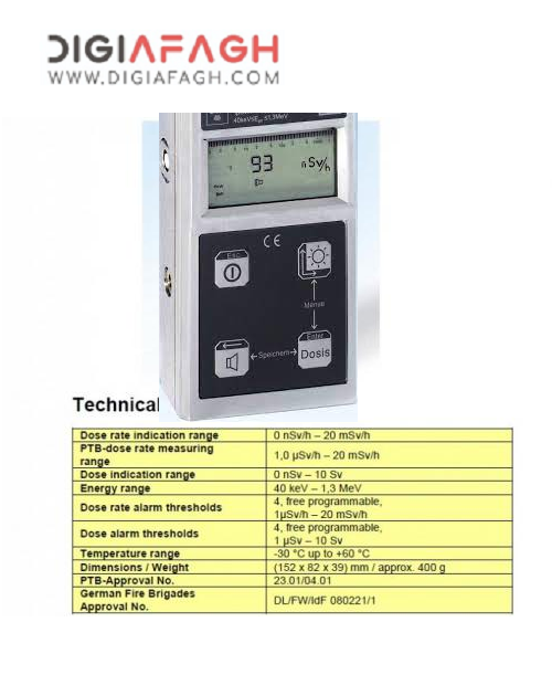 X5C plus - Dose Rate Meters - GRAETZ