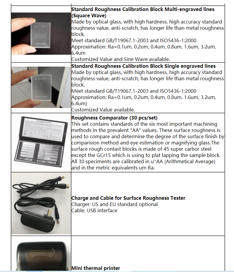 TMR360 22 Parameters 8 Probes Surface Roughness Tester