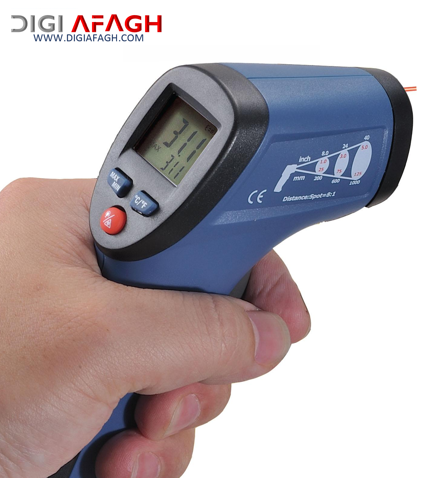 دماسنج دیجیتال لیزری مدل  DT-811