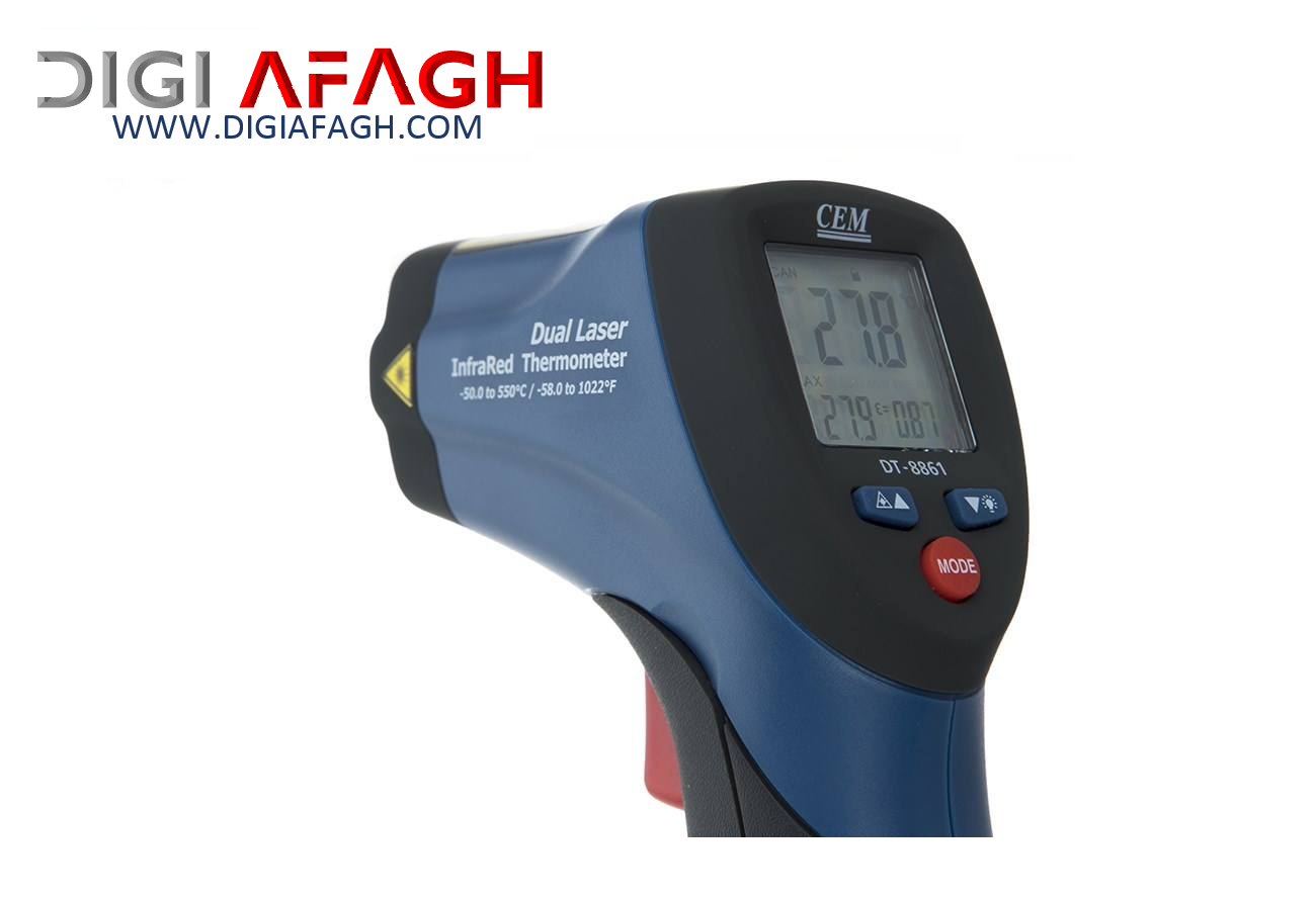 دماسنج دیجیتال لیزری DT-8861