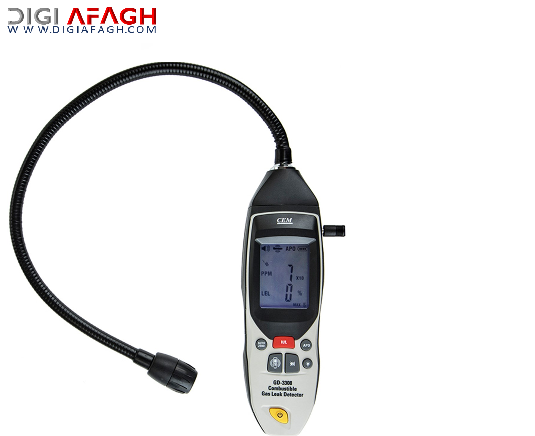 دستگاه نشت یاب گاز شهری  مدل GD-3308