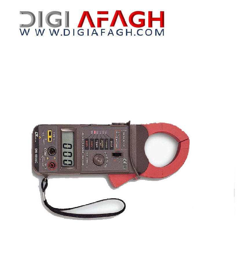 کلمپ آمپرمتر ترمومتردار DM-6055C