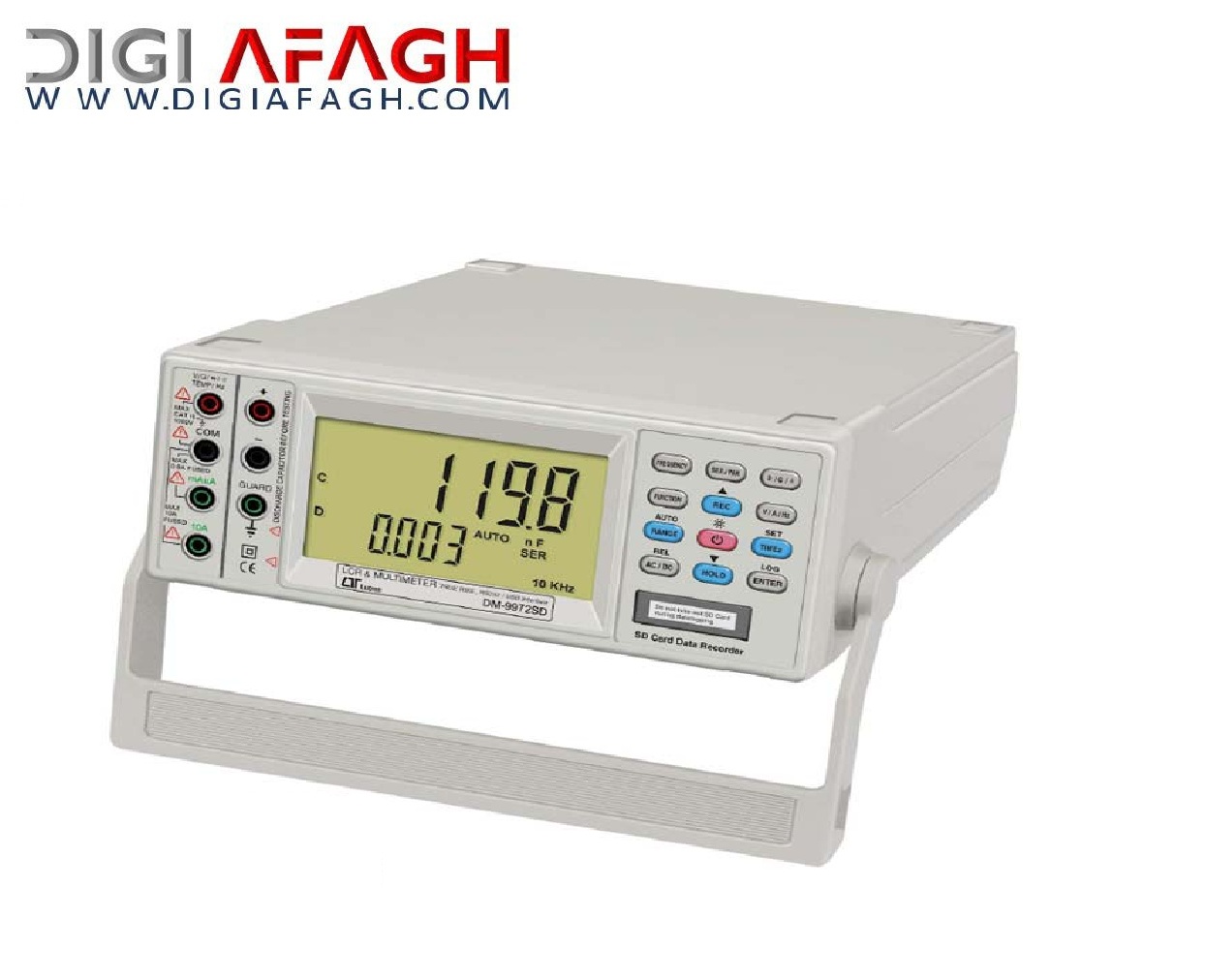 مولتی متر و LCR متر رومیزی دارای کارت حافظه DM-9972SD