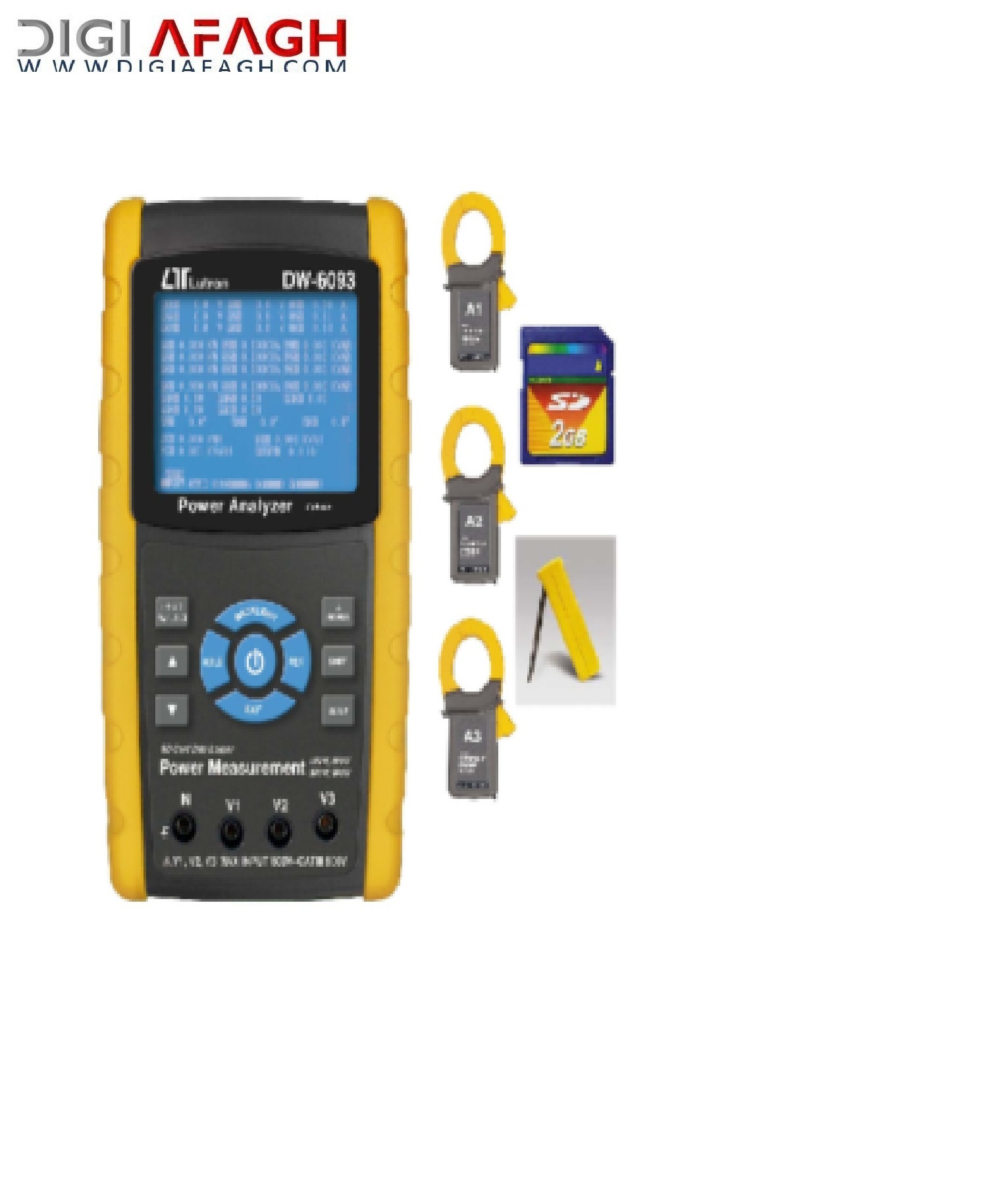 پاور آنالایزر تکفاز و سه فاز هارمونیک DW-6095