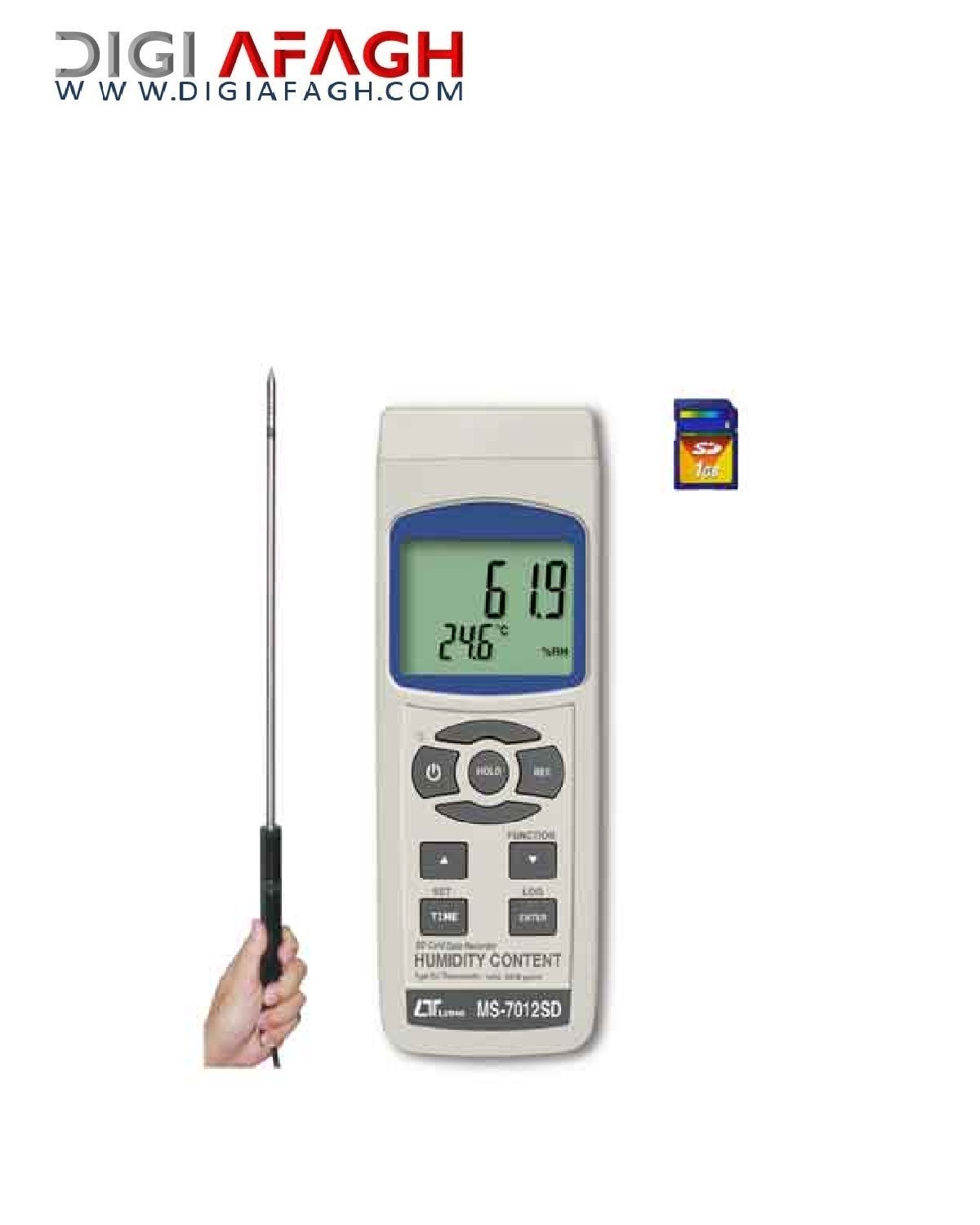 رطوبت سنج دیجیتال جامدات و غلات MS-7012SD