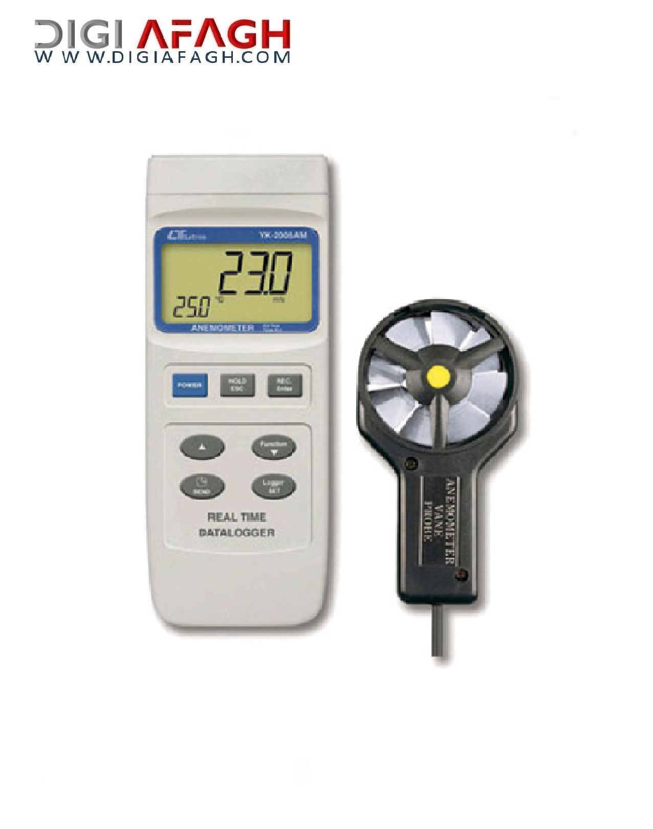 سرعت سنج باد/فلومتر/دیتالاگر YK-2005AM