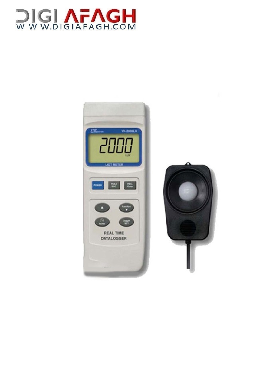 لوکس متر با قابلیت اتصال کارت حافظه YK-2005LX