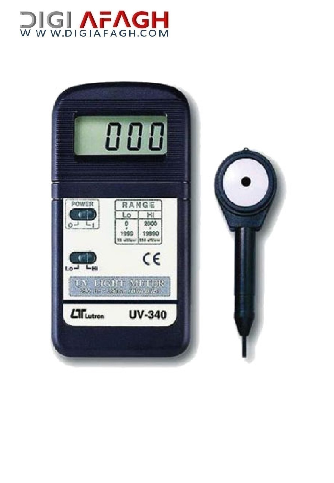 یو وی لایت متر با قابلیت اتصال کارت حافظه  YV-37UVSD