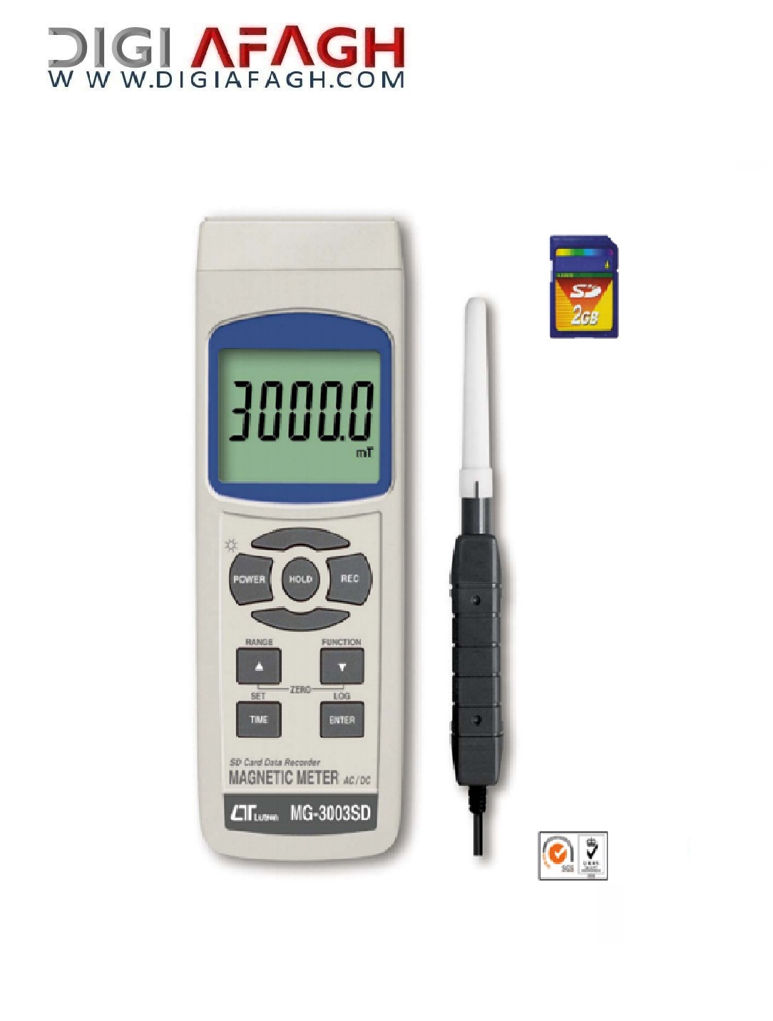 پراب سنجش میدان مغناطیسی MG-3003SD