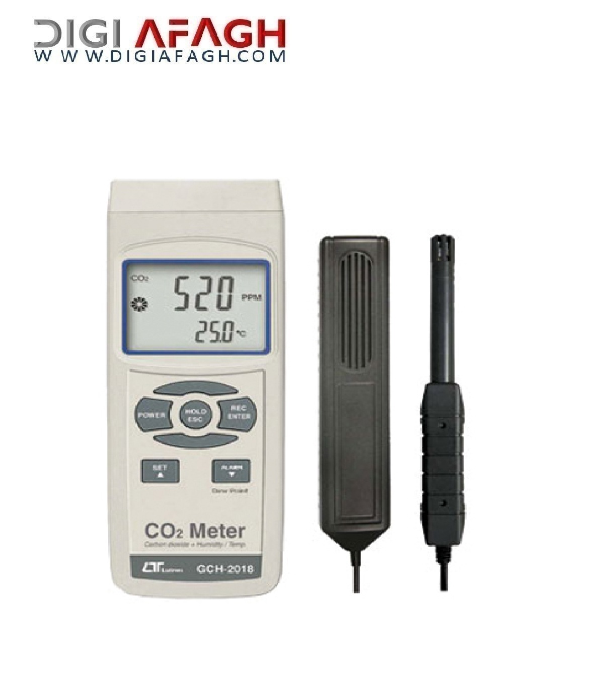 Co2 سنج، دماسنج، رطوبت سنج GCH-2018