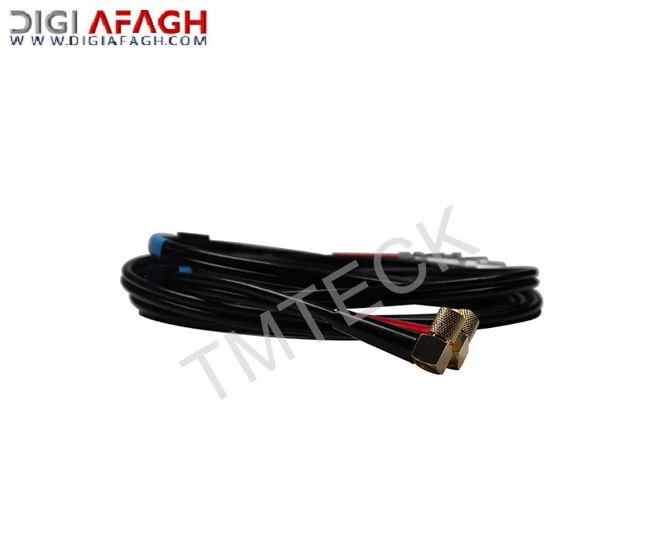 کابل دوگانه  میکرودات با دقت بالا  Lemo01 تا 90 درجه برای تشخیص صنعتی