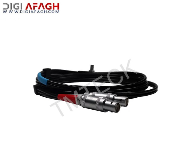 کابل تشخیص عیب اولتراسونیک مشکی دوگانه RG-174 با 1.5 متر 1.8 متر و 2 متر طول