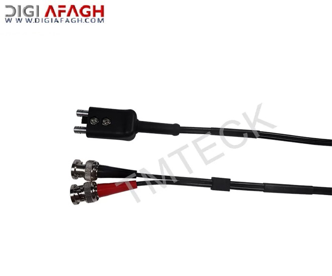 کابل پراب  التراسونیک دو ذوج   DUAL Lemo 00 Plug To BNC به طول 1.5 متر