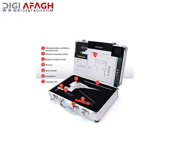 سختی سنج وبستر آلومینیوم مدل W-B92