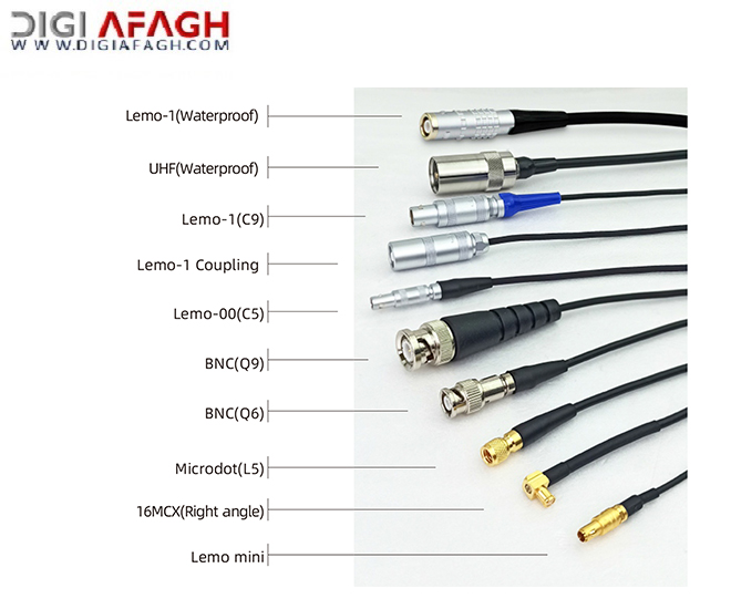 کابل التراسونیک تک زوج مدل BNC(Q9) به Microdot(L5) محصول Doppler کد فنی : 1GC172