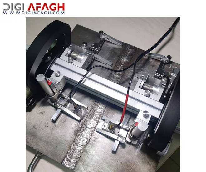 سیستم اسکنر خطی دستگاه TOFD چهار غلطک محصول Solid nde