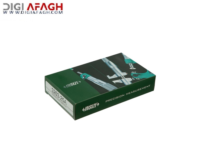 میکرومتر 25-0 میلی متر خارج سنج مدل 3203-25A محصول اینسایز